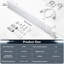 Daiyan Plastic LED Flush Mount