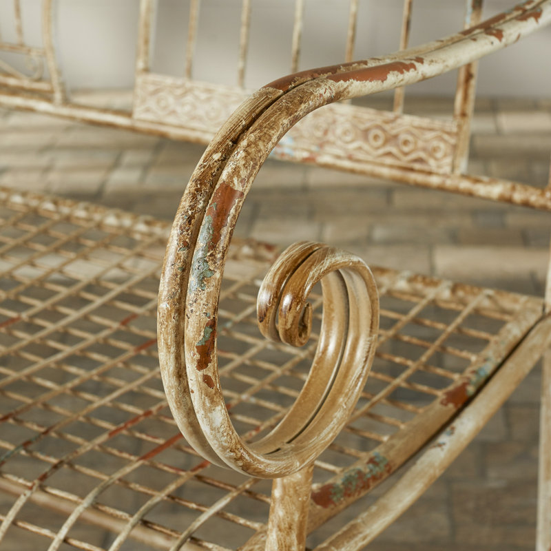 Pinedo Metal Outdoor Bench