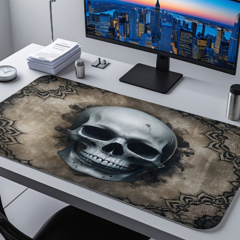 Polyester Desk Pad, 14.4x12.1