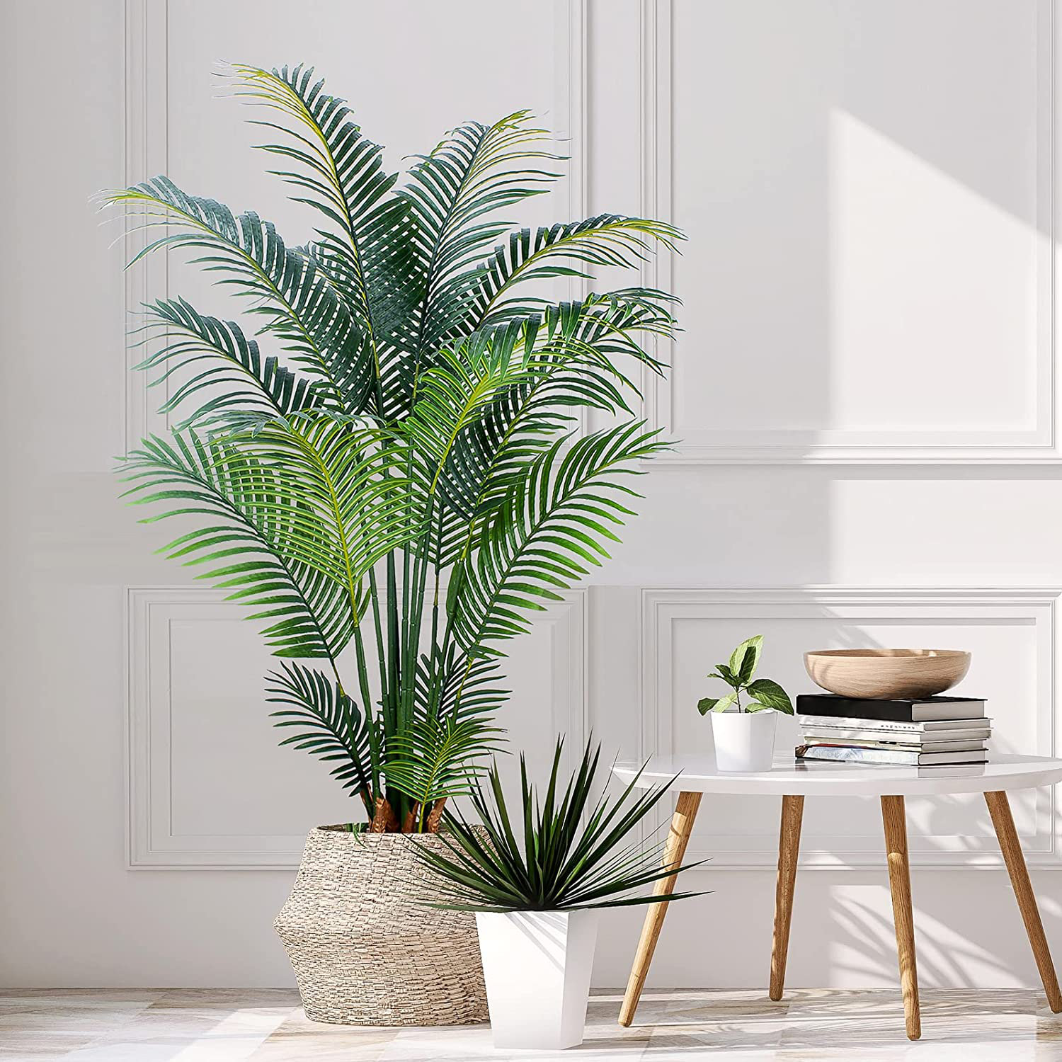 Primrue 60'' Faux Palm Tree in Planter | Wayfair