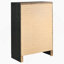 Commode de chambre noire à 6 tiroirs-793154674