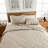 Scalloped Edge Quilt Set 3 Pieces Embroidered Damask Pattern Pre-Washed-113468878-113468879