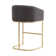 Lioba Upholstered Counter Stool with Metal Frame