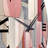 Pink Transcendent Angles IV - Abstract Shapes Wall Clock-2067628926
