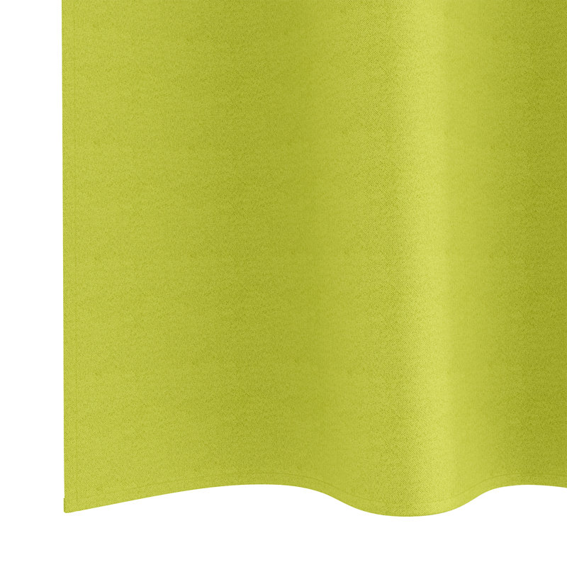 Tacorian Curtain Pair, Apple Green, 140cm Width x 225cm Drop