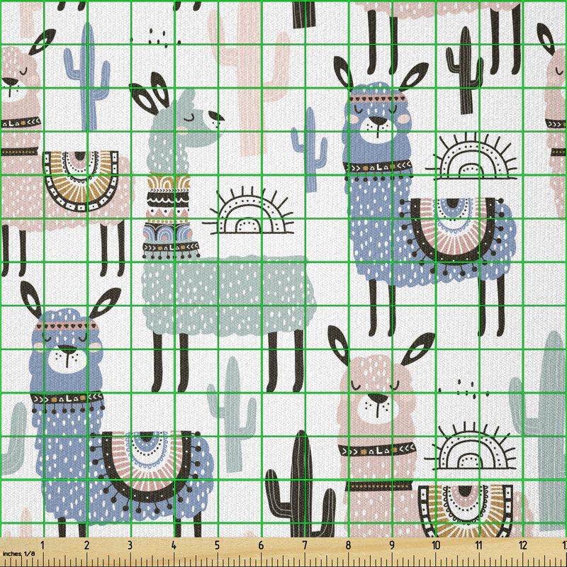 Desara Alpacas and Llamas Multi-Purpose Fabric