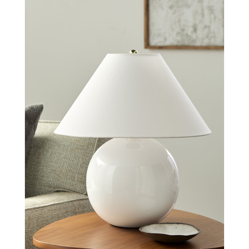 Lampe de table Gwendoyln, Blanc