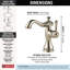 Cassidy™ Single Hole Bathroom Faucet with Drain Assembly-9737458