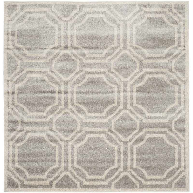 Amherst Performance Geometric Rug, Square 7'