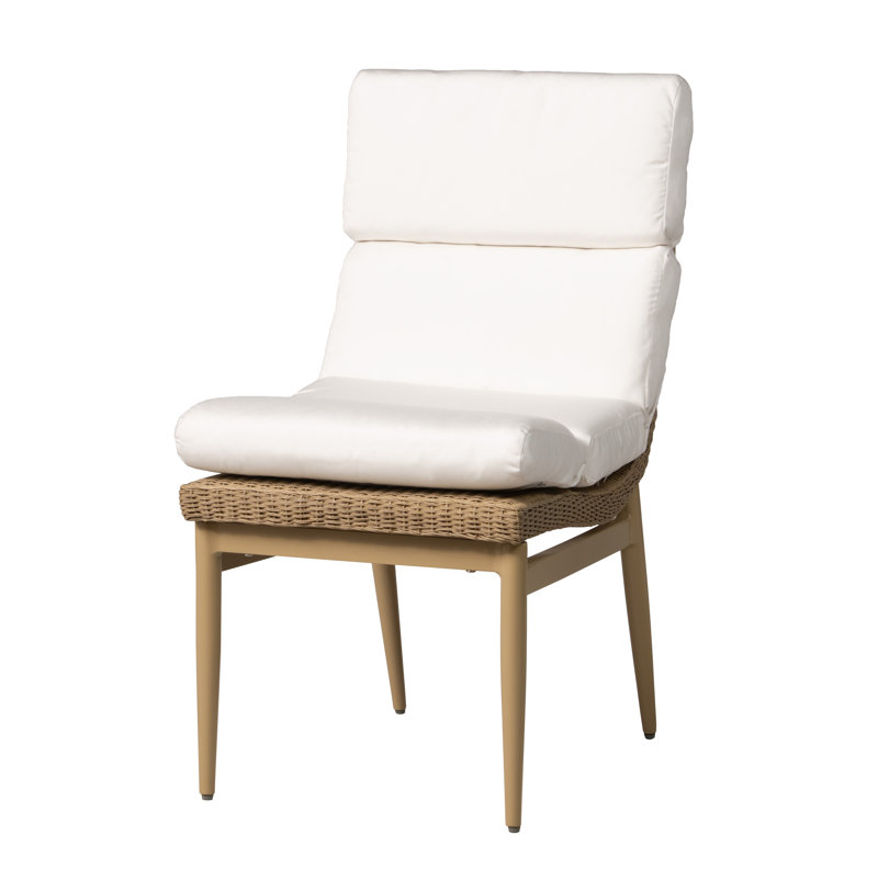Outdoor Dining Side Chair, Hickory