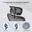 Chaise de bureau ergonomique en filet avec appui-tête réglable-1077795121