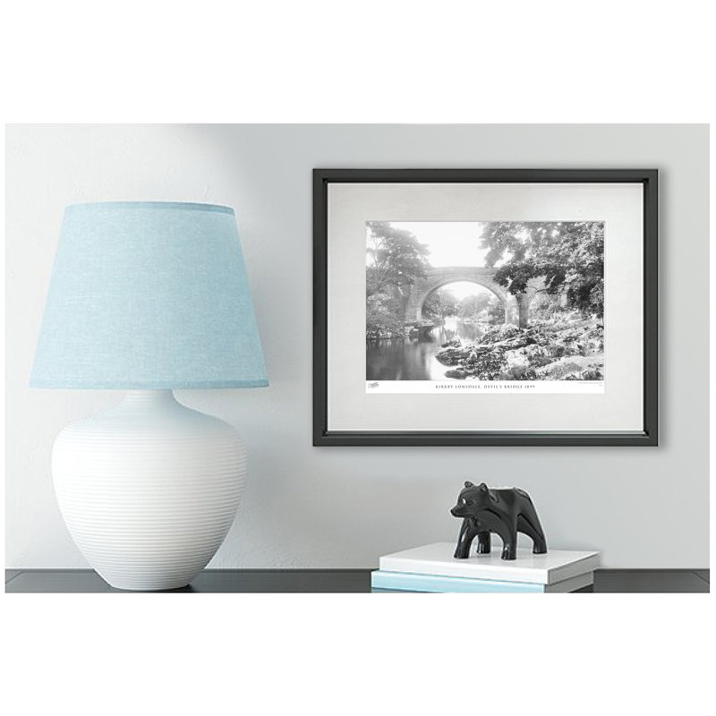 Kirkby Lonsdale, Devil's Bridge 1899 by Francis Frith - Single Picture Frame Print, 45cm H x 60cm W x 2.3cm D