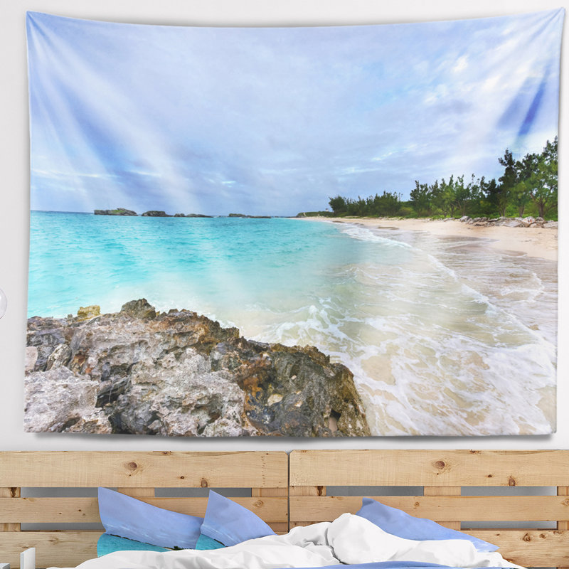 Tapisserie clearwater beach bermudes, H 32 po x l 39 po