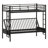 All-in-One Metal Bunk Bed, Multi-Function Design