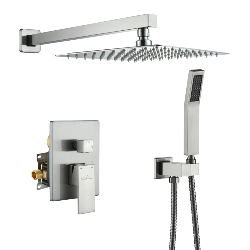 All-In-One Kit with Rough in-Valve, Brushed Nickel