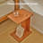  Solid Bamboo C-Shaped End Table Set of 2 for Couch and Sofa, Sustainable Mid-Century Modern Wood Side Table for Living Room or Bedroom, Tool-Free Assembly C Table Nightstand (Walnut)-1546833249