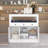 Elegant Jewelry Display Cabinet With Lock And Tempered Glass - 39.4" X 19.7" X 39.4"