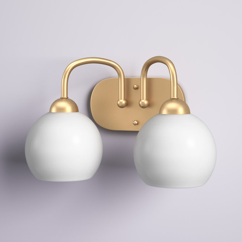 Alayna 2 - Light Dimmable Vanity Light, Vintage Gold