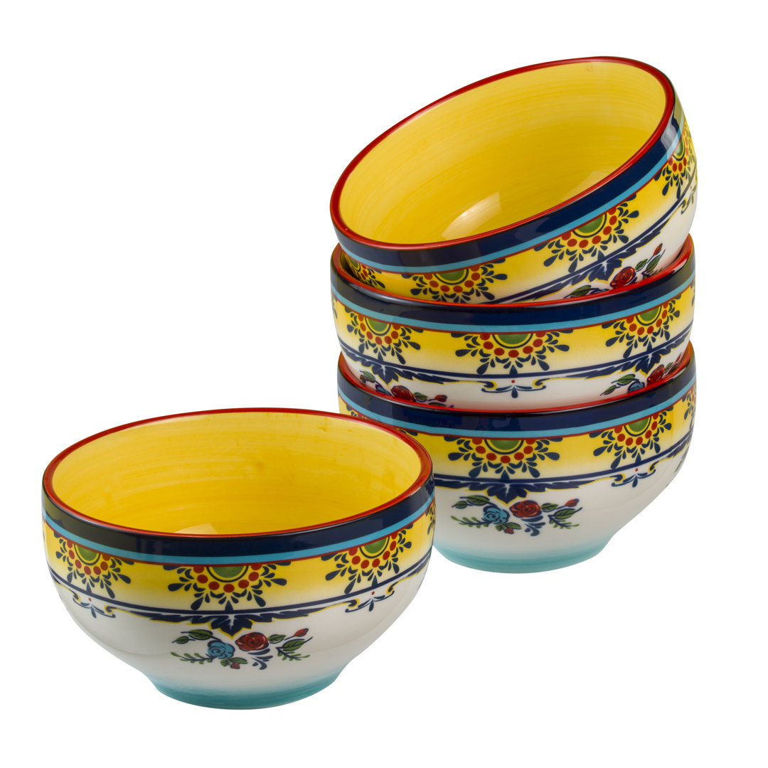 Zanzibar All Purpose Bowl Set (Set of 4) Euro Ceramica