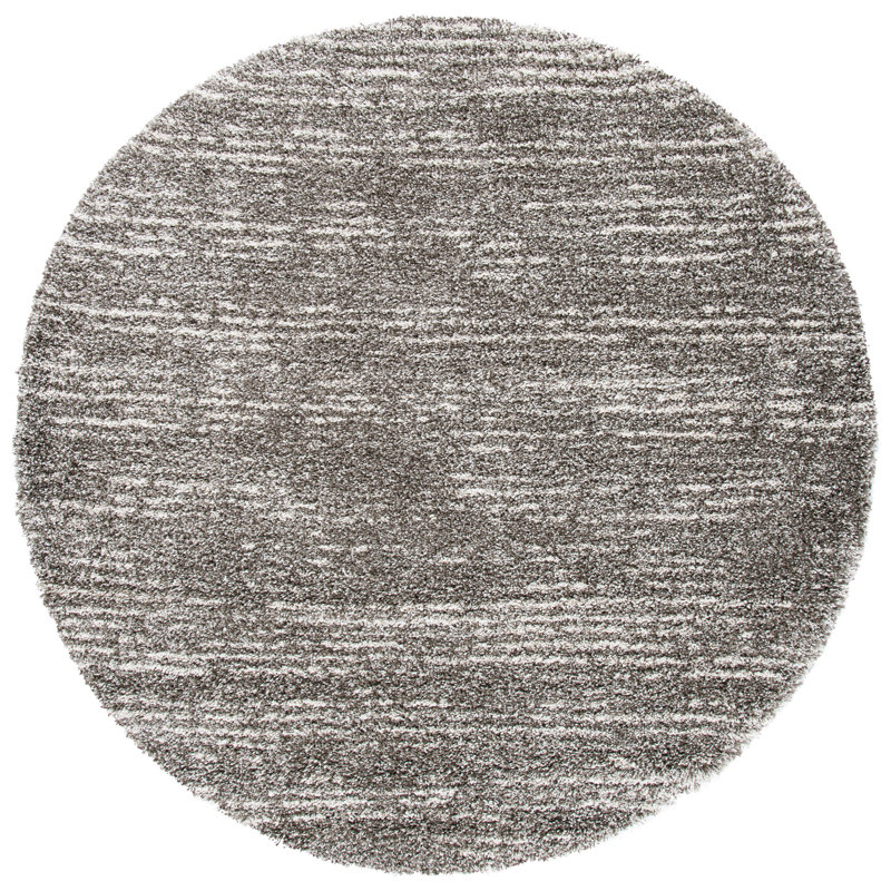 Tapis brun / ivoire Audrianne, Rond 7 pi