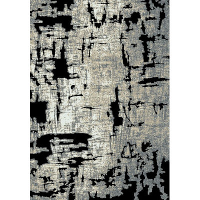 Tapis touffeté gris Burkhalter