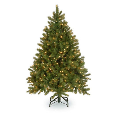 Downswept Douglas Fir 53' Lighted Pine Christmas Tree
