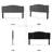 Arched Vertical Tufting Upholstered Headboard Adjustable Height & Width Head Board For Bedroom-1006657042-1010614457