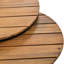 Méridienne d'extérieur avec pieds modulaires en fer et thermolaqués - Structure en bois beige