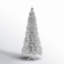 Silver Tinsel Fir Slim Artificial Christmas Tree-558193163