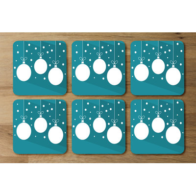 Square 6 Piece Coaster Set