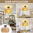 Rattan Woven Semi-flush Mount Chandelier, Bohemian Ceiling Light For Bedroom, Living Room, Hallway