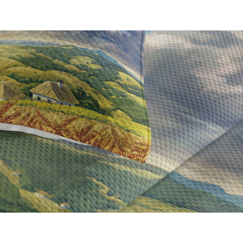 Farmhouse / Country Polyester Coverlet
