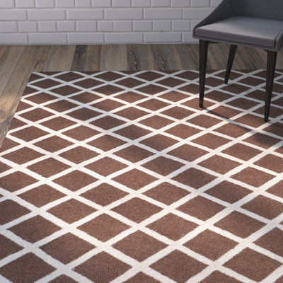 Sanyla Hand Tufted Wool Geometric Rug