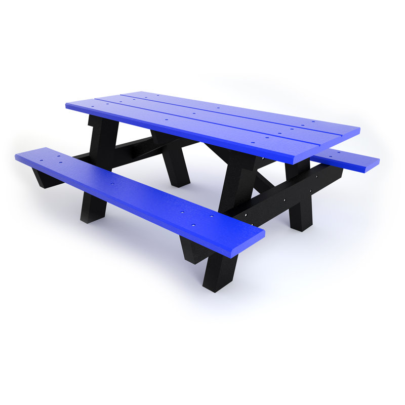 Montelongo A-Frame Picnic Table, 6', None, Brown