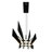 72" Black Chandelier with Integrated LED - Modern Linear Ceiling Light Fixture, Adjustable Height, Dimmable for Dining Room, Kitchen, or Living Room-94314921