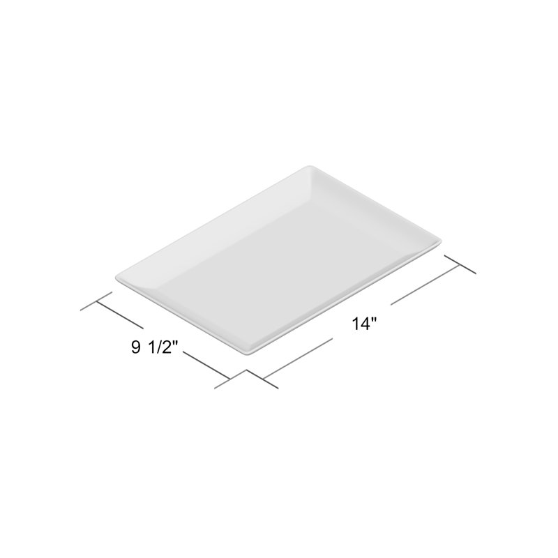 Assiette plate 14 po Mod®