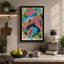 Leopard In Bloom Maximalist - Print-136754946-136754948