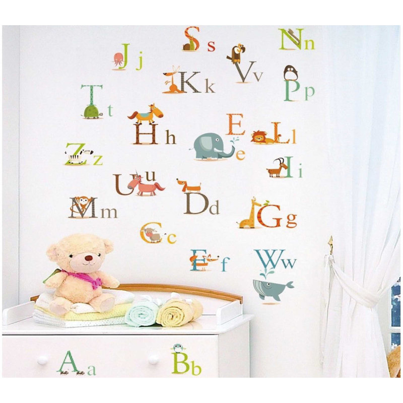Alphabet Animals Wall Sticker