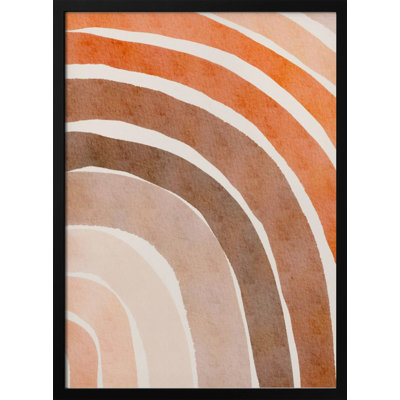 "Lines of Abstract" Framed Textured Wall Art