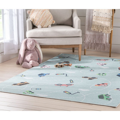 Klingbeil Kids Rugs Traffic Modern Beige Area Rug
