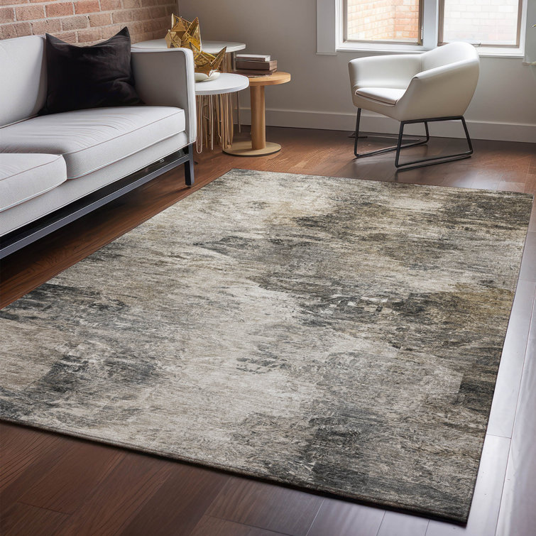 Premium Machine Washable Cerrito AMF592 Taupe Rug