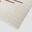 Cat Striped Area Rug in Rust/White-1835851951