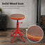 Tabouret pivotant en bois massif Jomarion