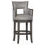 Sidecar Upholstered Stool with Solid Wood Frame-59138211-59137926-59137868