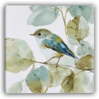 «Spring Spring - Bird», reproduction d'art à l'aquarelle