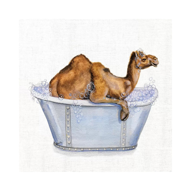 Bathing Beauty III by Donna Brooks - Painting on Canvas, Wrapped Canvas, 66.04cm H x 66.04cm W x 3.81cm D