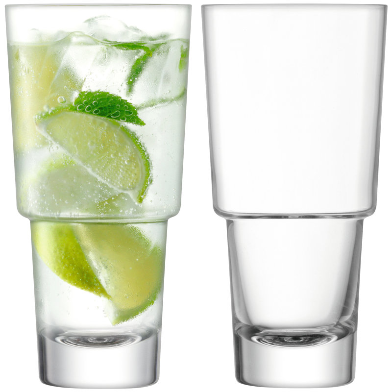 Mixologist Handmade Glass Drinking Glass