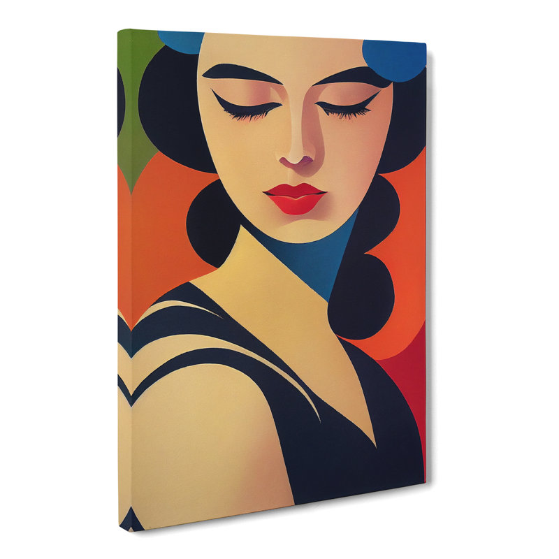 Portrait Woman Vol.1 - Wrapped Canvas, 50cm H x 35cm W x 3cm D