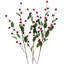 Faux Berry/Cranberry/Leaf Branch