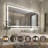 Wall Mount Anti-Fog Oversized Frameless Lighted Bathroom Mirror/ LED Bathroom Mirror-628156375-628156376